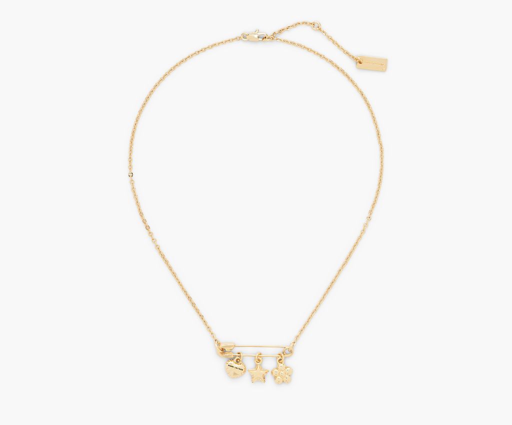 Balloon Charm Necklace (Gold)